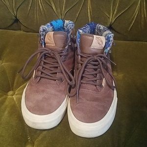Vans suede high top sneakers